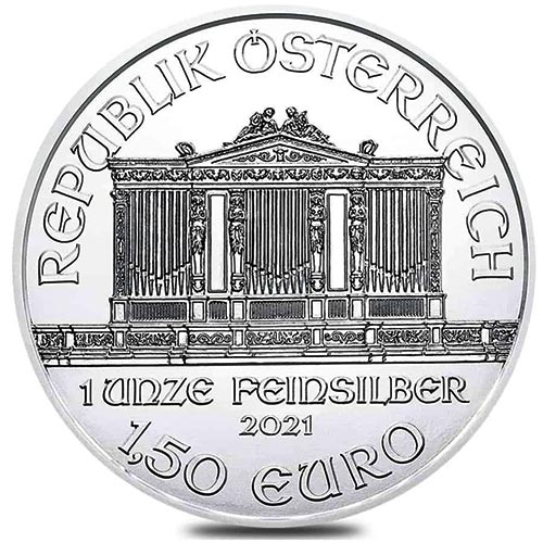 2021 Austria Philharmonic 1oz silver